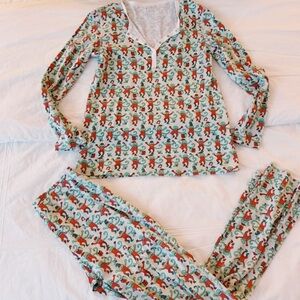 Roller Rabbit Christmas Monkey Pajamas